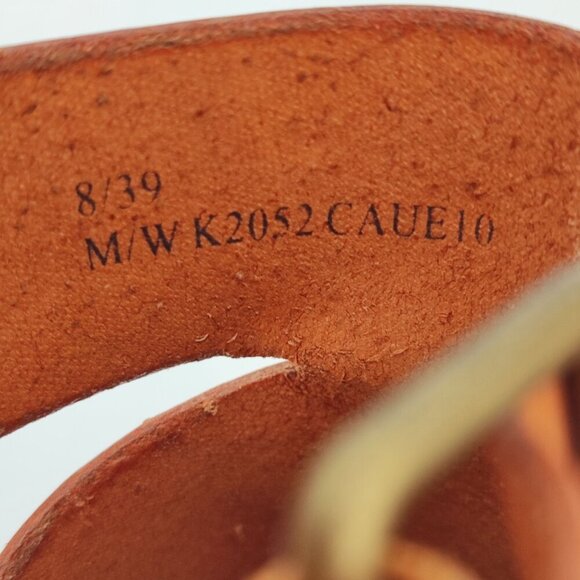 Kork Ease  Women's Tan Leather Buckle Slip On Clogs Size 8 - Picture 8 of 8